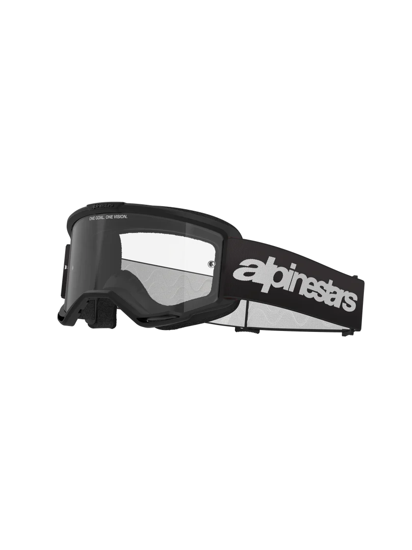 5103325-1425_f-Vision-3-Wordmark-Goggle-Black-Clear_a05175d3-a1b7-49bf-a2cf-c59c2a10e6bd ÓCULOS ALPINESTARS VISION 3 WORDMARK BLACK - LENTE TRANSPARENTE - Image 1