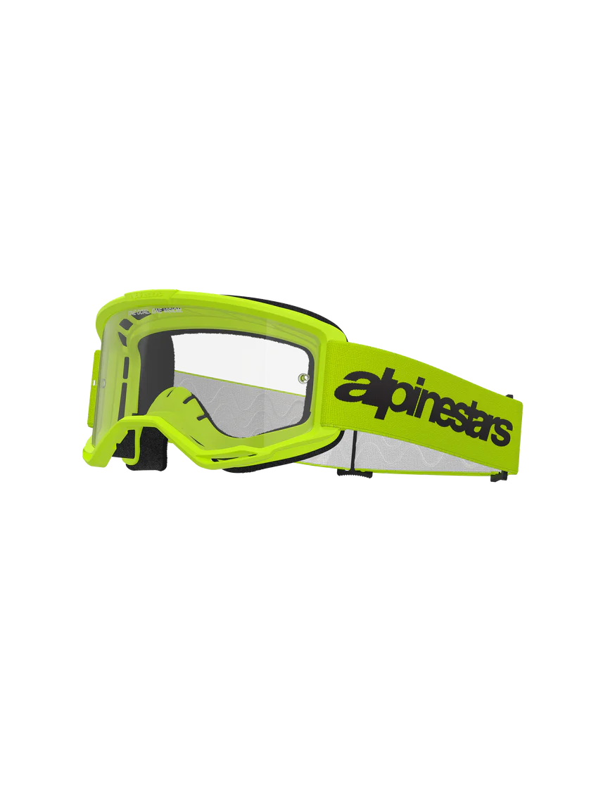 5103325-5038_f-Vision-3-Wordmark-Goggle-Yellow-Fluo-Clear_8a9347a9-217d-41dd-8ca0-0d6edaefa886 ÓCULOS ALPINESTARS VISION 3 WORDMARK YELLOW FLUO - LENTE TRANSPARENTE - Image 1