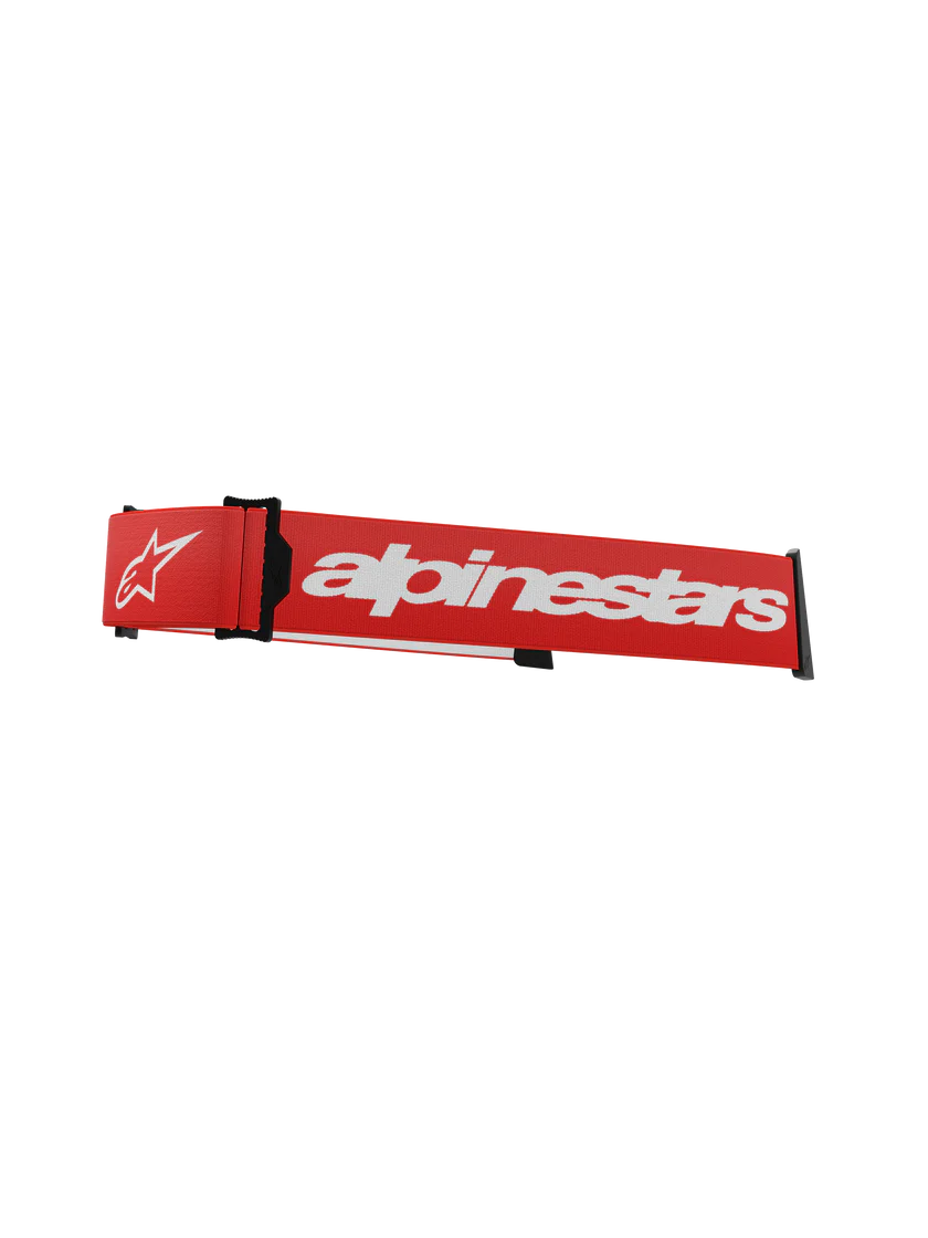 9400125-32_f-Supertech_Goggle_Strap_Red_White FITA ÓCULOS ALPINESTARS SUPERTECH - RED/WHITE - Image 1