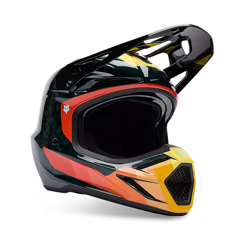 33528016_2 FOX V3 RS GRID - BLACK/ORANGE - Image 1