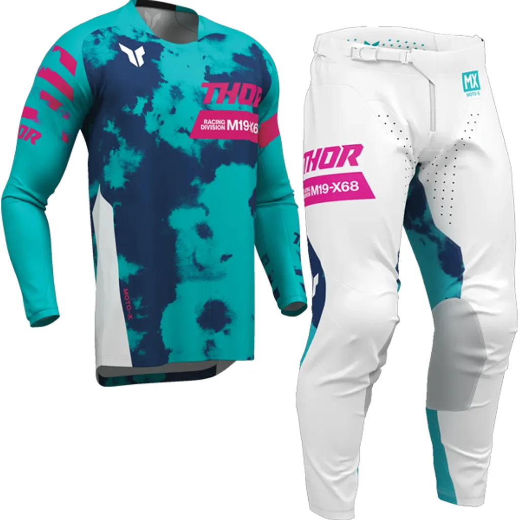 MOTOMX4 FATO CRIANÇA THOR LAUNCHMODE BLEACH - AZUL/BRANCO - Image 1