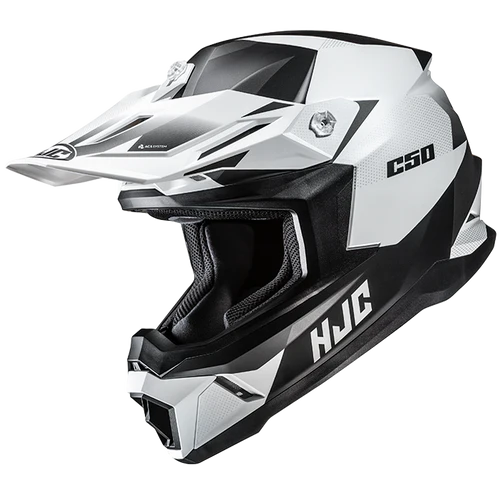 mc10sf___c50_slide_1 CAPACETE HJC C50 SLIDE - PRETO/BRANCO - Image 1