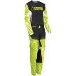 FATO CRIANÇA MOOSE RACING AGROID - PRETO/AMARELO FLUO