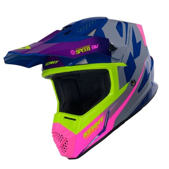 MOTOMX2 CAPACETE CRIANÇA KENNY TRACK GRAPHIC SPEED - ROSA - Image 1