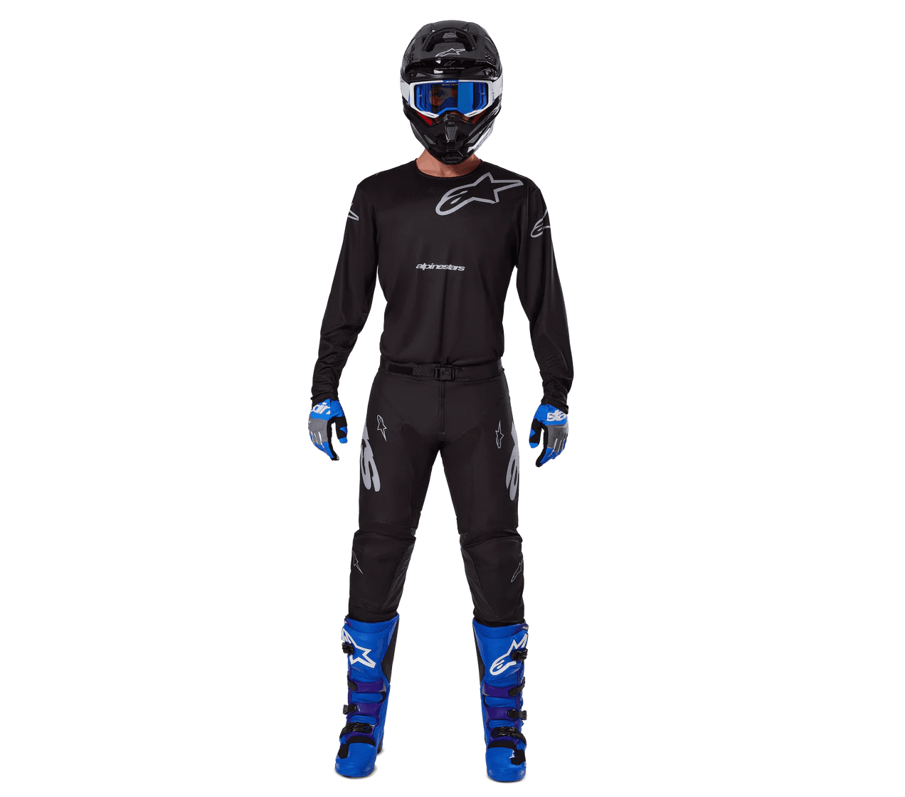 MOTOMX2 FATO ALPINESTARS RACER GRAPHITE - PRETO - Image 1