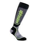MEIAS ALPINESTARS MX PLUS - PRETO/AMARELO FLUO