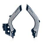 PROTEÇÕES DE QUADRO ACERBIS X-GRIP HUSQVARNA TC/FC 19-22 TE/FE 20-23 GASGAS EC 250/300 21-23 - AZUL/CINZENTO